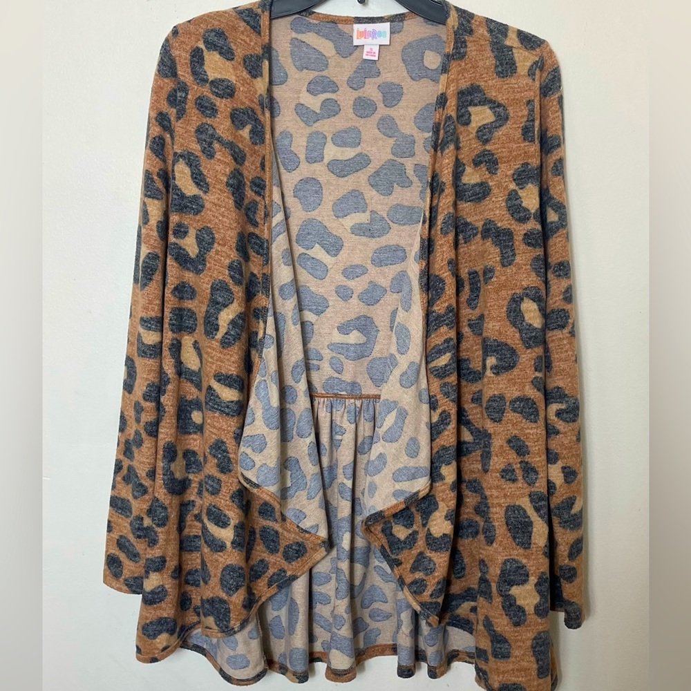Leopard print cardigan